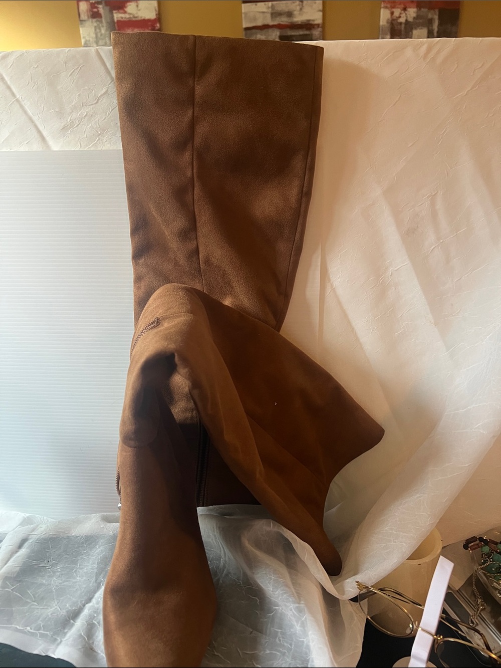 Nine West Tall Brown Over-the-Knee Boots